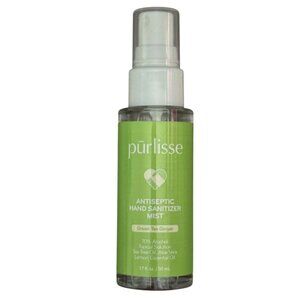 Purlisse Hand Sanitizer Mist Antiseptic Scented Green Tea Ginger 1.7oz/50mL